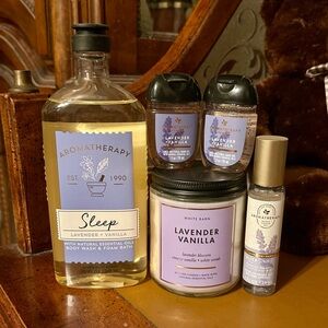 Bath & Body Works Aromatherapy Sleep Lavender + Vanilla Set
